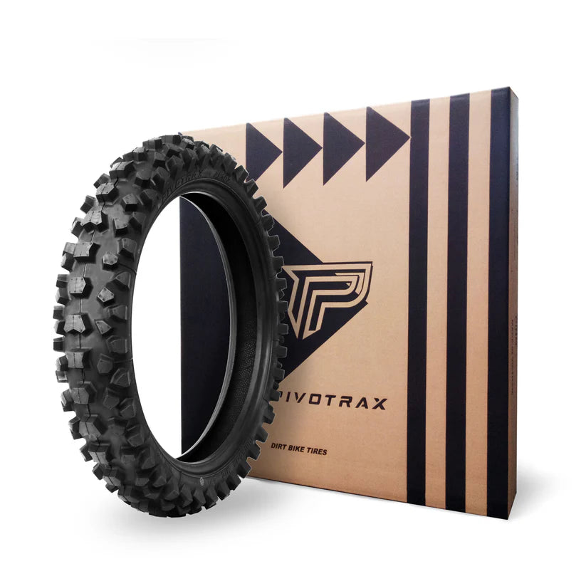 PIVOTRAX AP102 Dirt Bike Tire 110/100-18" image 1