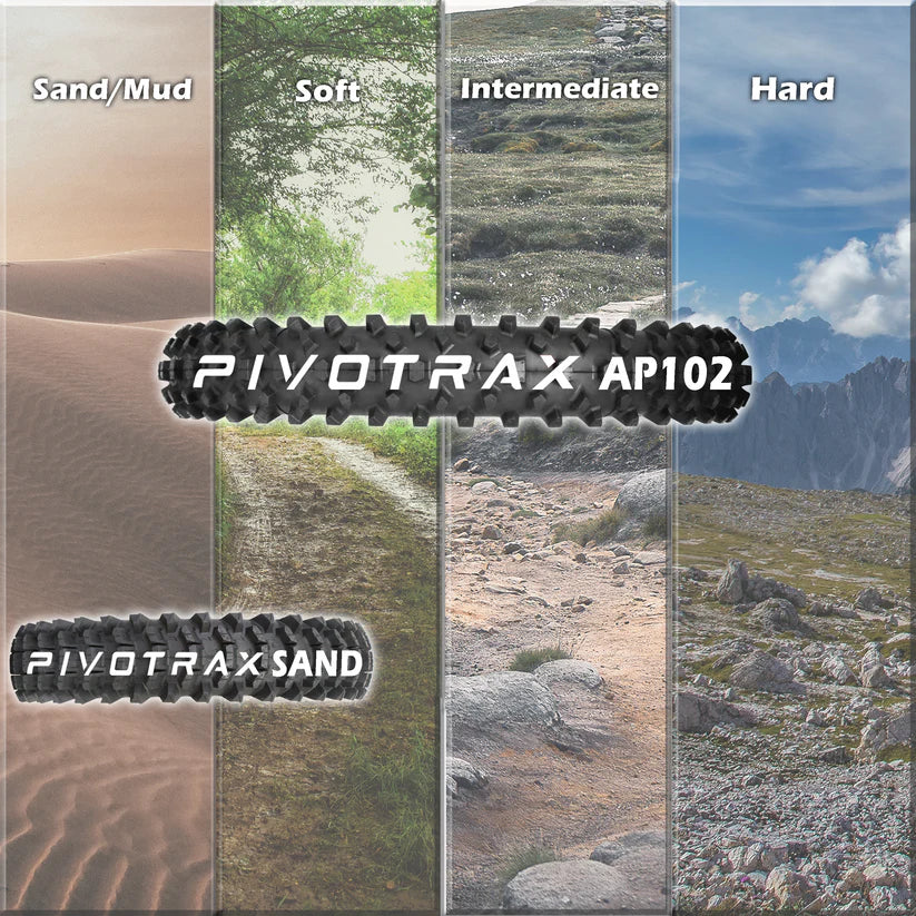 PIVOTRAX AP102 Dirt Bike Tire 110/100-18" image 2