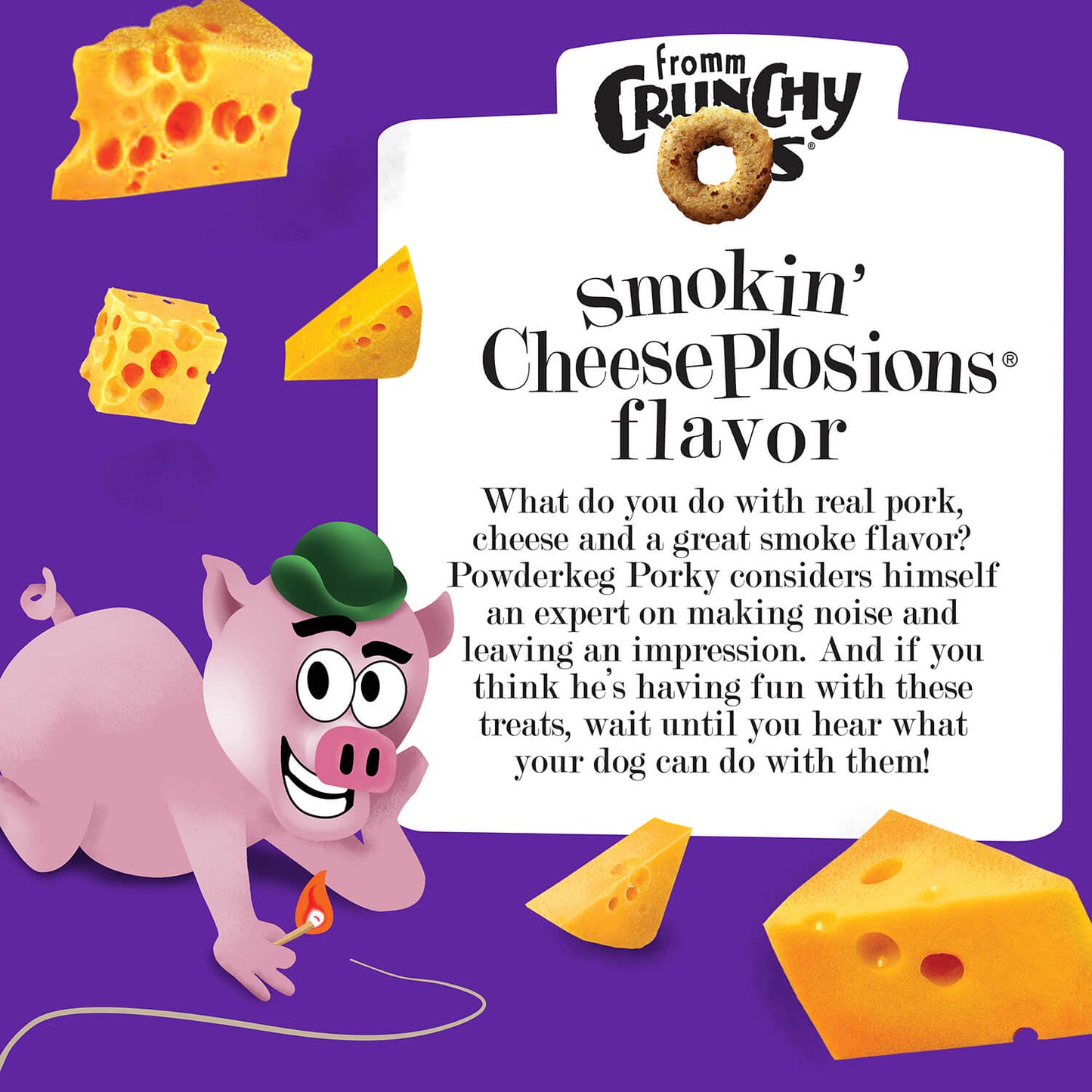 Fromm Crunchy Os - Smokin' CheesePlosions Flavor image 1