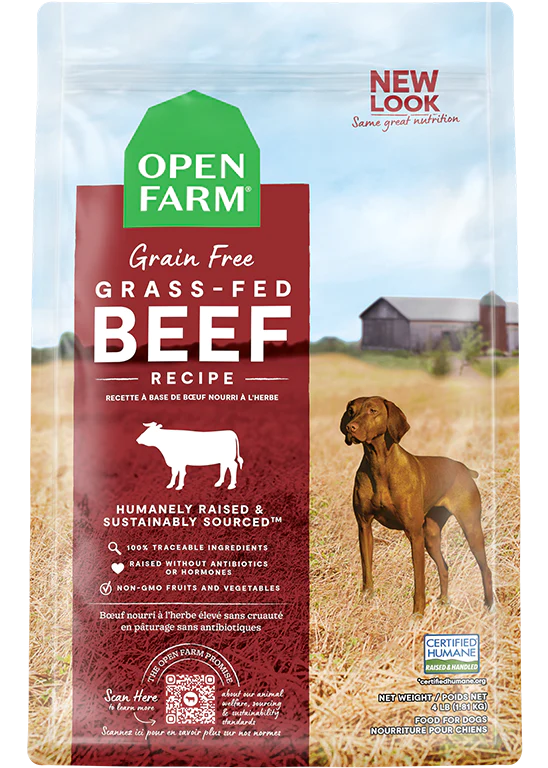 Open Farm Grass-Fed Beef Grain-Free Dry Dog Food image 0