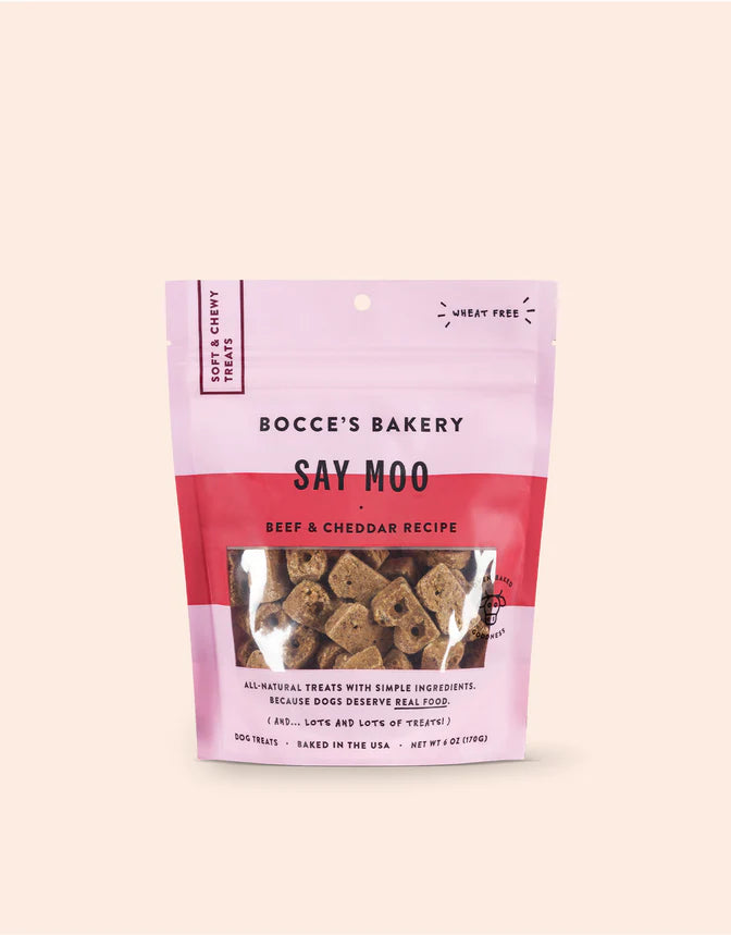 Bocce's Bakery - Say Moo Soft & Chewy Treats Beef & Cheddar Recipe image 0