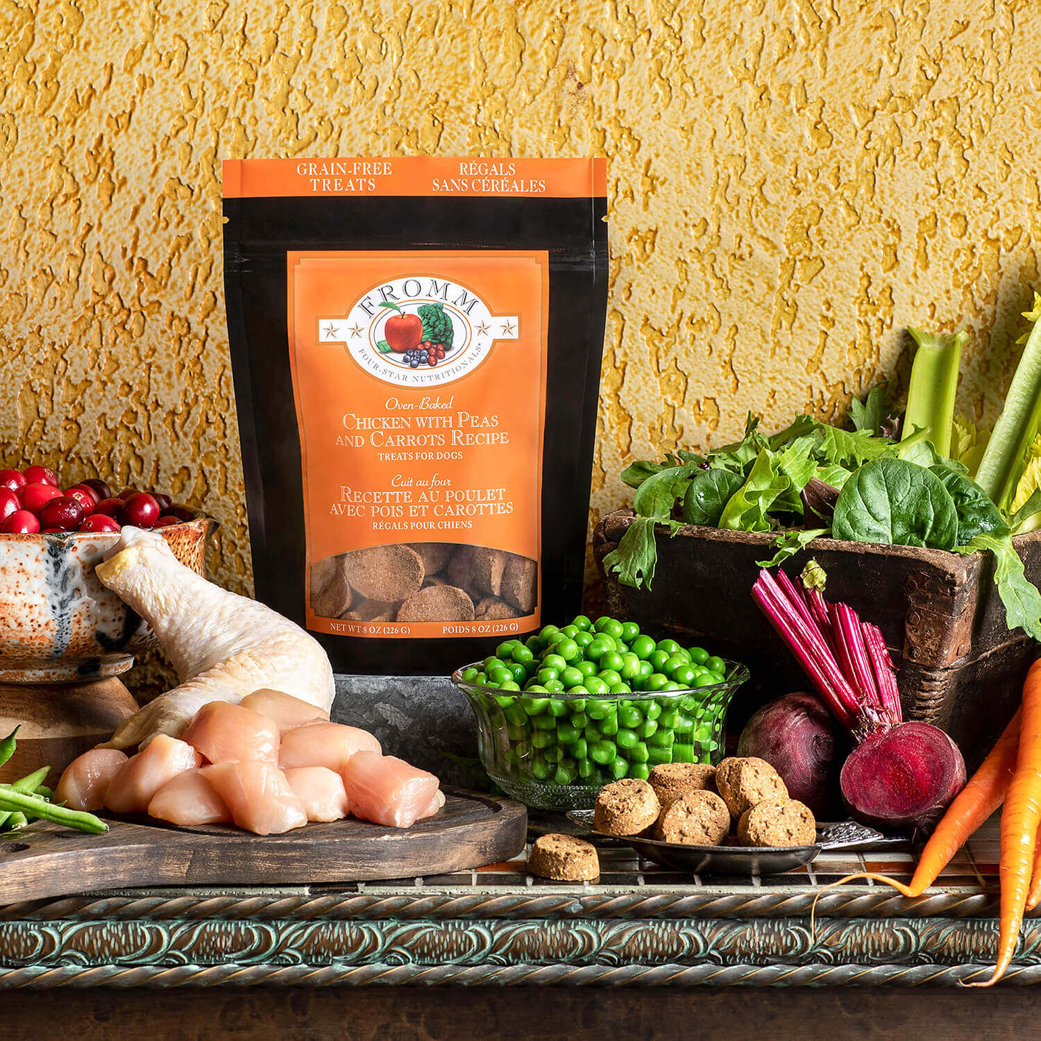 Fromm Four Star Chicken with Peas & Carrots Dog Treats image 1
