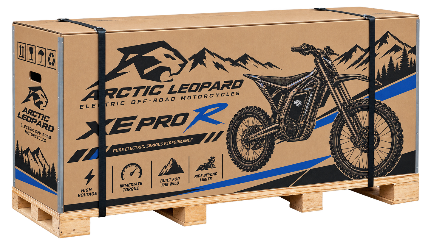 Arctic Leopard XE Pro R | 21/18 Wheels | 27KW E-Moto