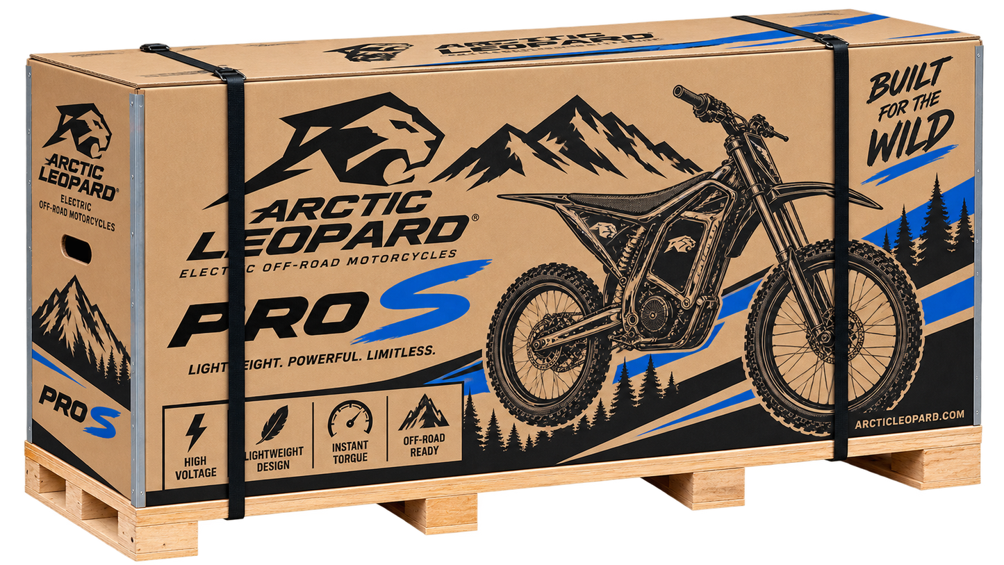 Arctic Leopard: XE PRO S / 72V 20kW Electric Dirt Bike