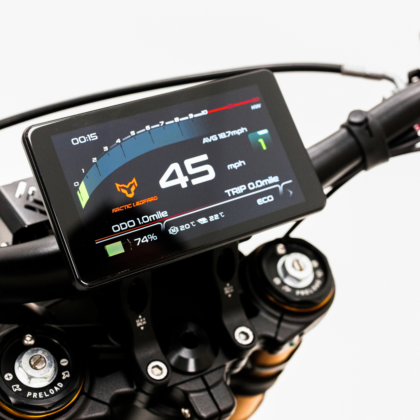 Arctic Leopard XE Pro R | 21/18 Wheels | 26KW E-Moto -  TAKING PRE-ORDERS