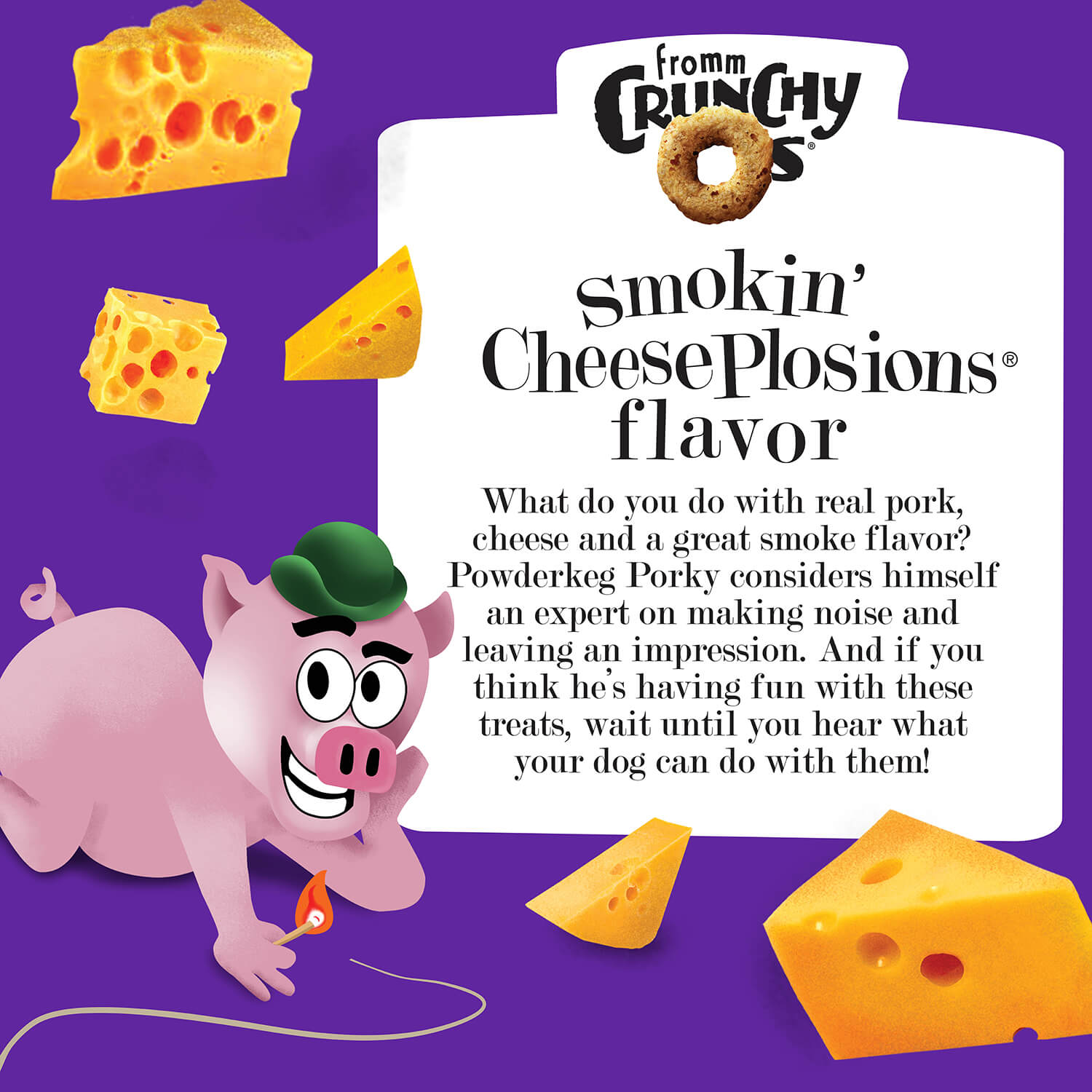 Fromm Crunchy Os - Smokin' CheesePlosions Flavor image 1