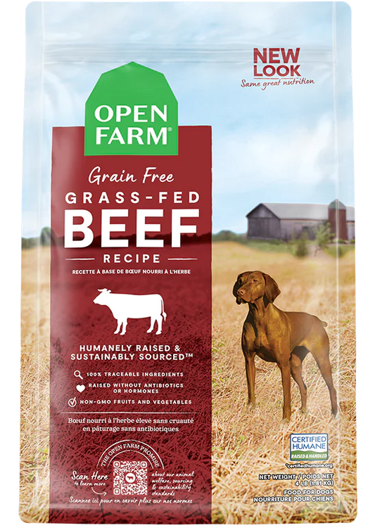 Open Farm Grass-Fed Beef Grain-Free Dry Dog Food image 0
